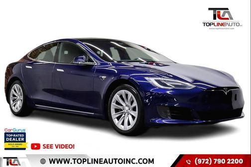 Deep Blue Metallic 2017 Tesla Model S 75D