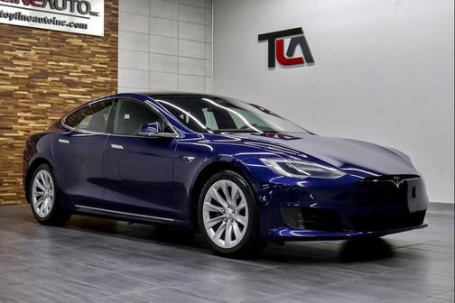 Deep Blue Metallic 2017 Tesla Model S 75D
