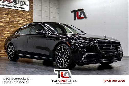 Black 2022 Mercedes-Benz S-Class S 580 4MATIC