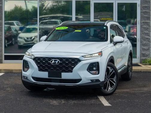 Quartz White 2020 Hyundai SANTA FE SEL 2.4
