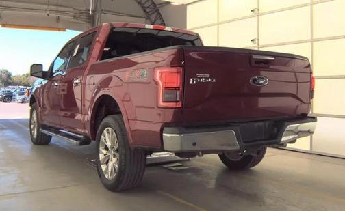 Red 2017 Ford F-150 Lariat