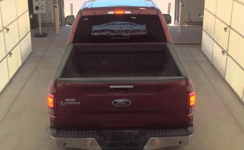 Red 2017 Ford F-150 Lariat