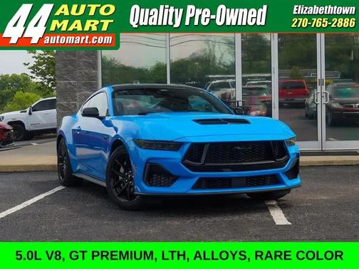 Grabber Blue Metallic 2024 Ford Mustang GT Premium