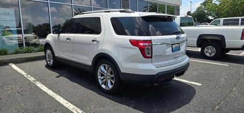 White Platinum Metallic Tri-Coat 2011 Ford Explorer Limited