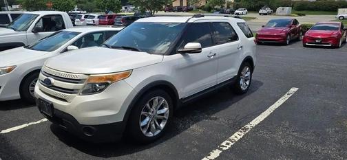 White Platinum Metallic Tri-Coat 2011 Ford Explorer Limited