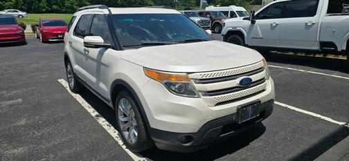 White Platinum Metallic Tri-Coat 2011 Ford Explorer Limited