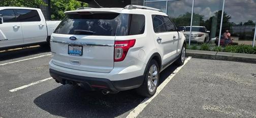 White Platinum Metallic Tri-Coat 2011 Ford Explorer Limited