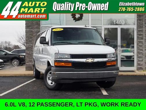 Summit White 2020 Chevrolet Express 3500 RWD 3500 Extended Wheelbase LT