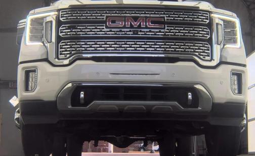 White Frost Tricoat 2020 GMC Sierra 3500 Denali