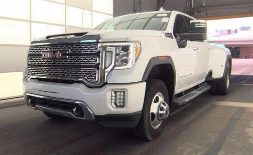 White Frost Tricoat 2020 GMC Sierra 3500 Denali