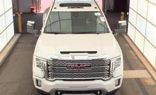 White Frost Tricoat 2020 GMC Sierra 3500 Denali