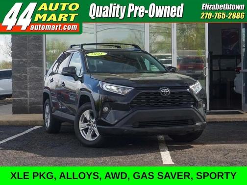 Midnight Black Metallic 2021 Toyota RAV4 XLE