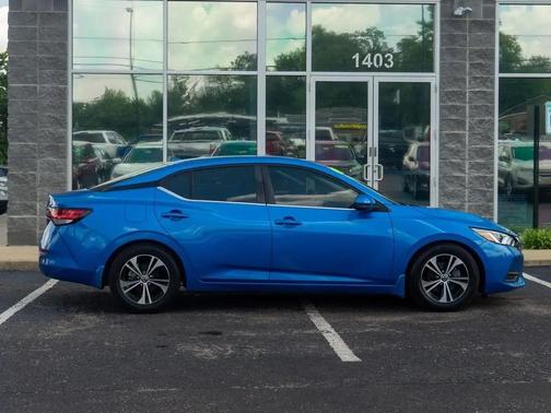 Electric Blue Metallic 2020 Nissan Sentra SV