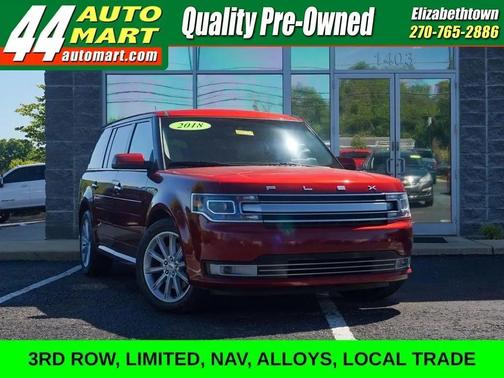 Red 2018 Ford Flex Limited