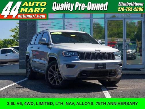 Billet Silver Metallic Clearcoat 2017 Jeep Grand Cherokee Limited