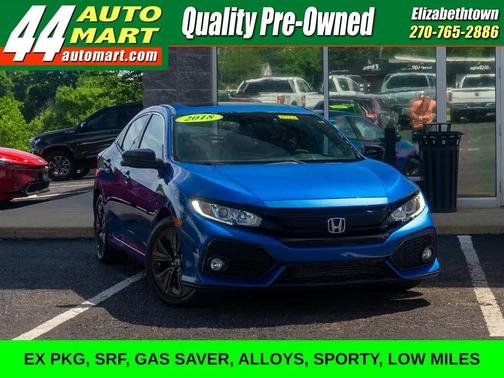 Aegean Blue Metallic 2018 Honda Civic EX