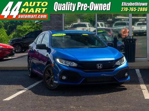 Aegean Blue Metallic 2018 Honda Civic EX