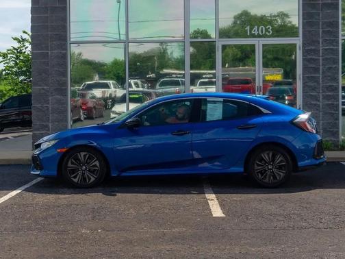 Aegean Blue Metallic 2018 Honda Civic EX