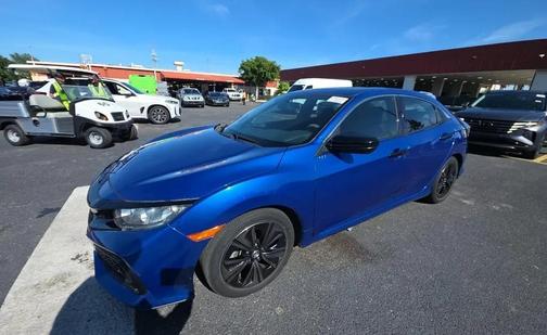 Aegean Blue Metallic 2018 Honda Civic EX