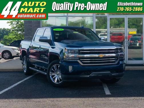Deep Ocean Blue Metallic 2018 Chevrolet Silverado 1500 High Country