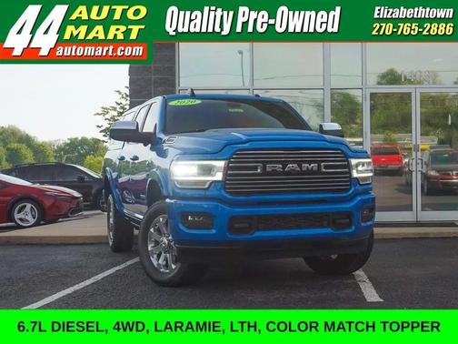 Hydro Blue Pearlcoat 2020 RAM 2500 Laramie Crew Cab 4x4 6'4' Box
