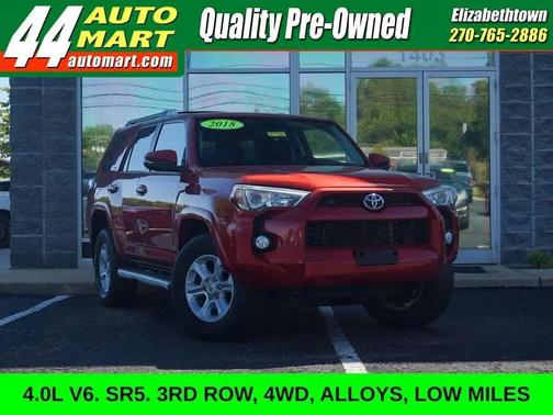 Barcelona Red Metallic 2018 Toyota 4Runner SR5 Premium