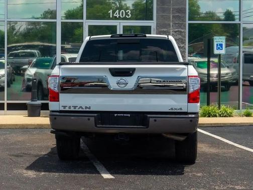 Pearl White 2019 Nissan Titan Platinum Reserve