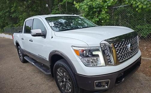Pearl White 2019 Nissan Titan Platinum Reserve