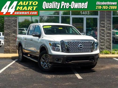 Pearl White 2019 Nissan Titan Platinum Reserve