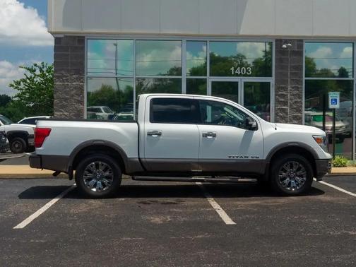 Pearl White 2019 Nissan Titan Platinum Reserve