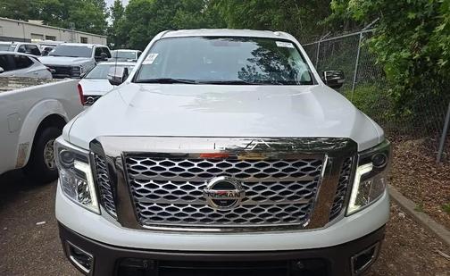 Pearl White 2019 Nissan Titan Platinum Reserve