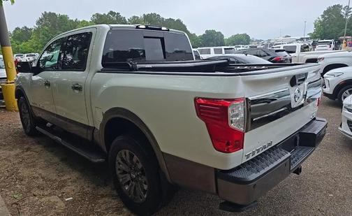 Pearl White 2019 Nissan Titan Platinum Reserve
