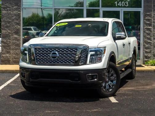 Pearl White 2019 Nissan Titan Platinum Reserve