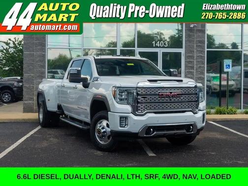 White Frost Tricoat 2020 GMC Sierra 3500 Denali
