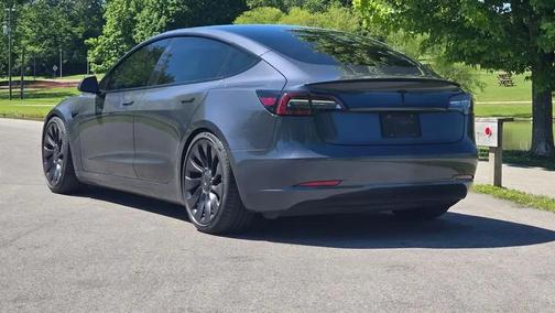 Gray 2023 Tesla Model 3 Performance