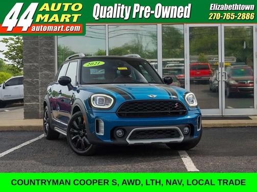 Island Blue Metallic 2021 MINI Countryman Cooper S ALL4