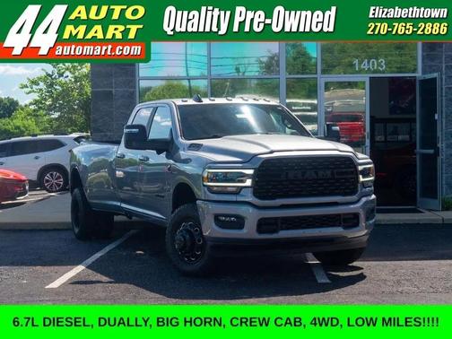 Billet Silver Metallic Clearcoat 2023 RAM 3500 Big Horn Crew Cab 4x4 8' Box