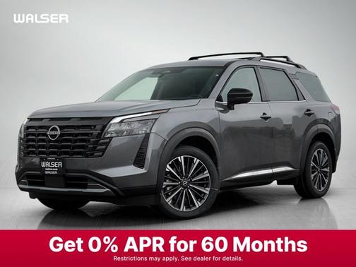 Gun Metallic 2026 Nissan Pathfinder Platinum