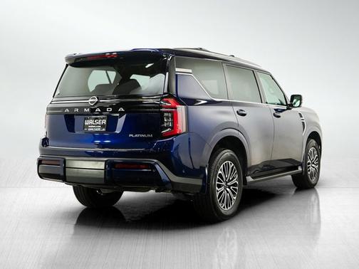 Deep Ocean Blue Pearl 2025 Nissan Armada Platinum