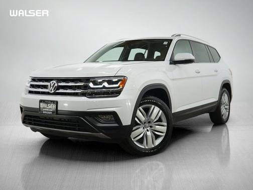 Pure White 2019 Volkswagen Atlas 3.6L V6 SE w/Technology