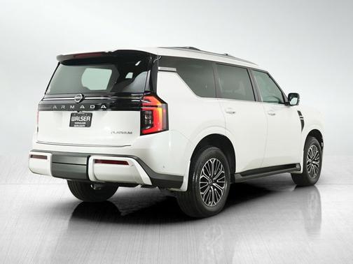 Aspen White Tricoat 2025 Nissan Armada Platinum