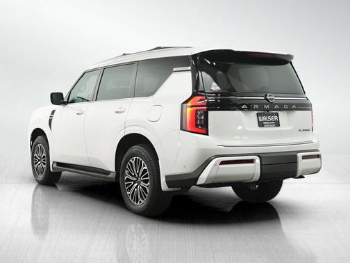 Aspen White Tricoat 2025 Nissan Armada Platinum