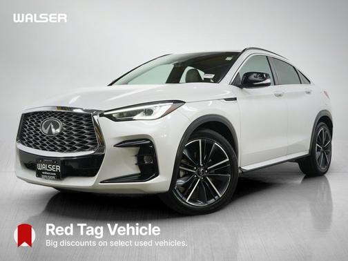 Radiant White 2024 INFINITI QX55 LUXE