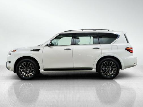 Aspen White Tricoat 2024 Nissan Armada Platinum