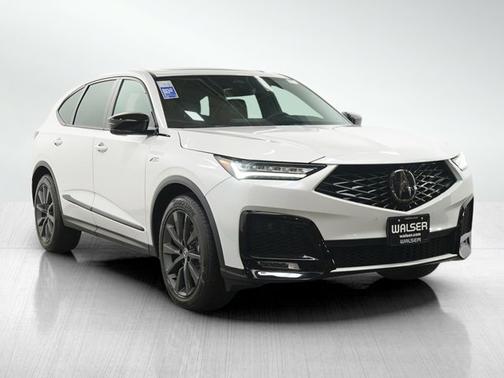 Platinum White Pearl 2025 Acura MDX w/A-Spec Package