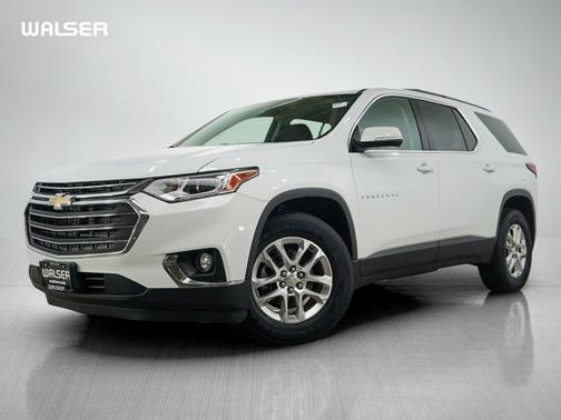 Summit White 2019 Chevrolet Traverse LT Cloth