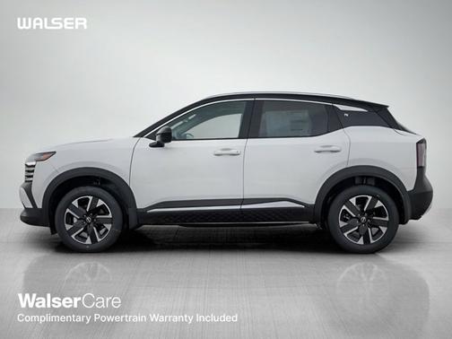 Aspen White/Super Black 2026 Nissan Kicks SV