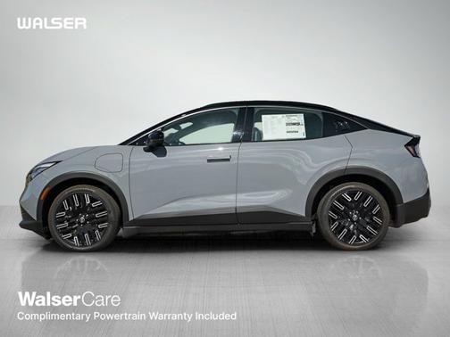 Boulder Gray Pearl/Black 2026 Nissan Leaf PLATINUM+