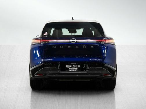 Deep Ocean Blue Pearl/Super Black 2025 Nissan Murano Platinum