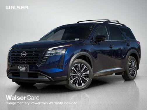 Deep Ocean Blue Pearl 2026 Nissan Pathfinder Platinum